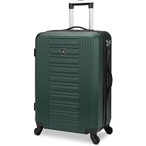 Atlantic Acclaim II Hardside Medium Checked Luggage, Green, 24